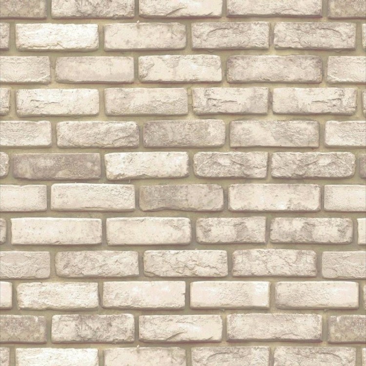 Papel de Parede Adesivo Tijolos Bege N08261
