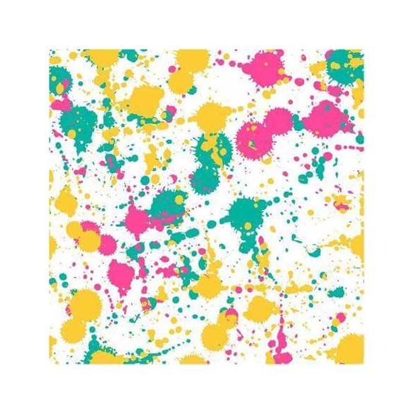 Papel de Parede Adesivo Tintas Coloridas 284266286