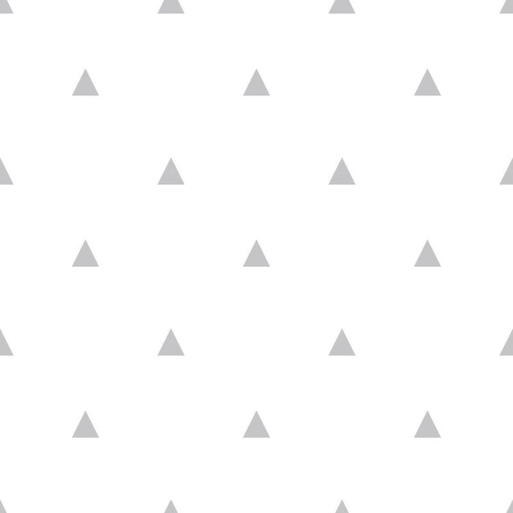 Papel de Parede Adesivo Triângulo Branco e...