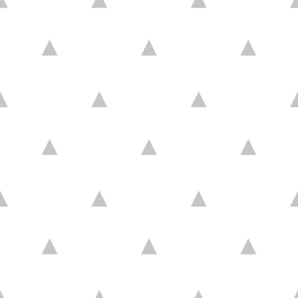 Papel de Parede Adesivo Triângulo Branco e Cinza N05027