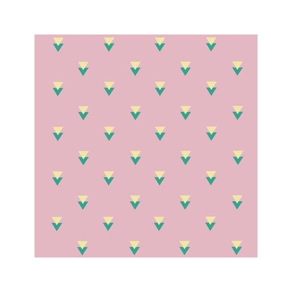 Papel de Parede Adesivo Triângulo Jovem Geométrico Colorido 45632