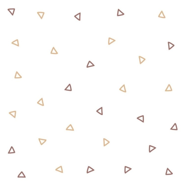 Papel de Parede Adesivo Triângulos  Marrom N05039
