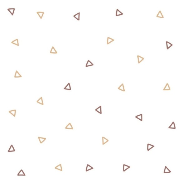 Papel de Parede Adesivo Triângulos  Marrom N05039