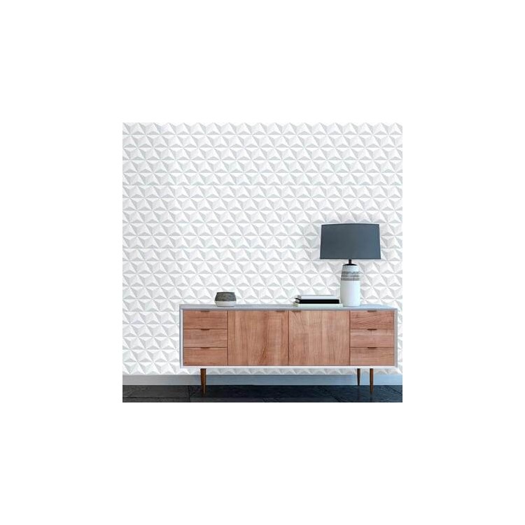 Papel de Parede Adesivo Triângulos 3d 62291735
