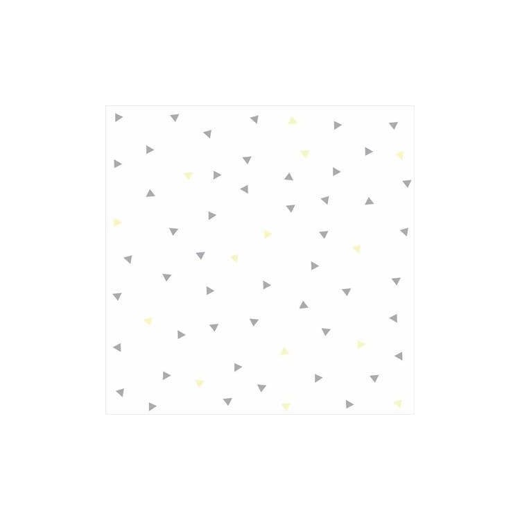 Papel de Parede Adesivo Triângulos Amarelo...