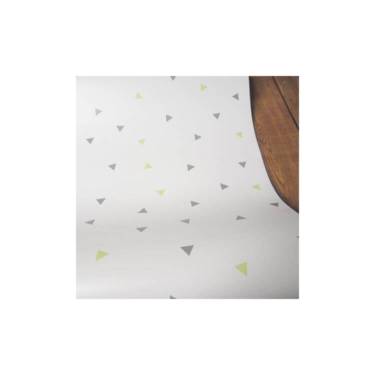 Papel de Parede Adesivo Triângulos Amarelo...