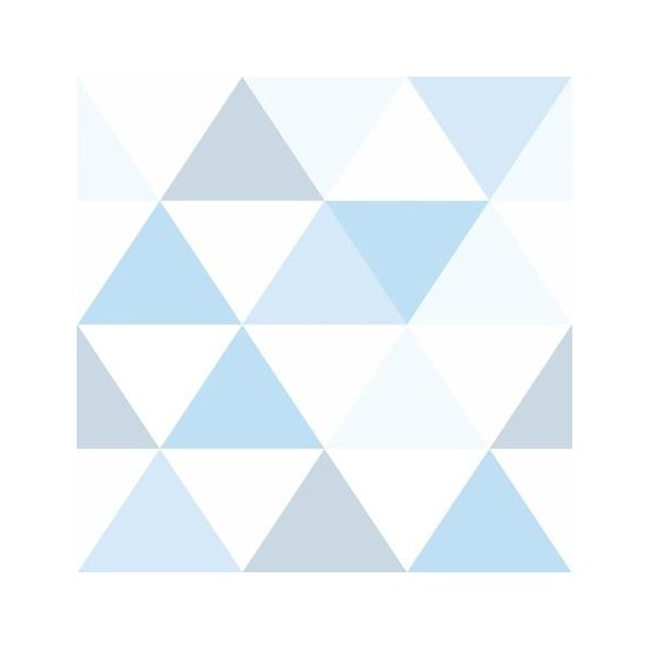 Papel de Parede Adesivo Triângulos Azul 98547
