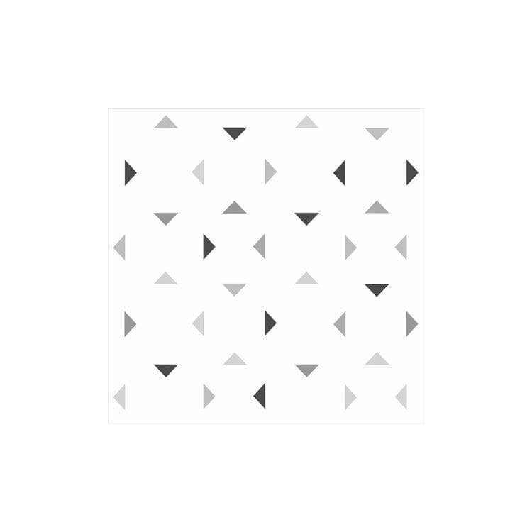 Papel de Parede Adesivo Triângulos Cinza 68314