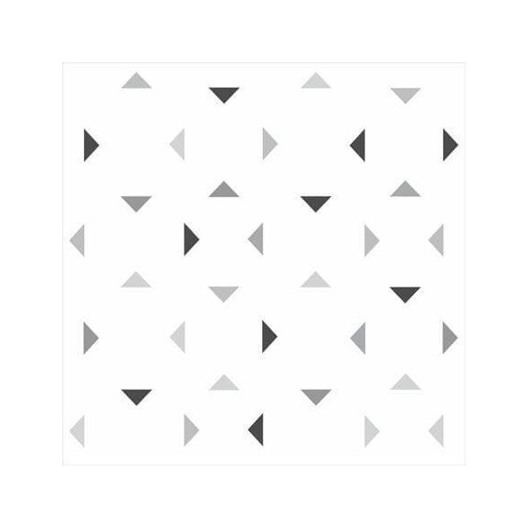Papel de Parede Adesivo Triângulos Cinza 68314