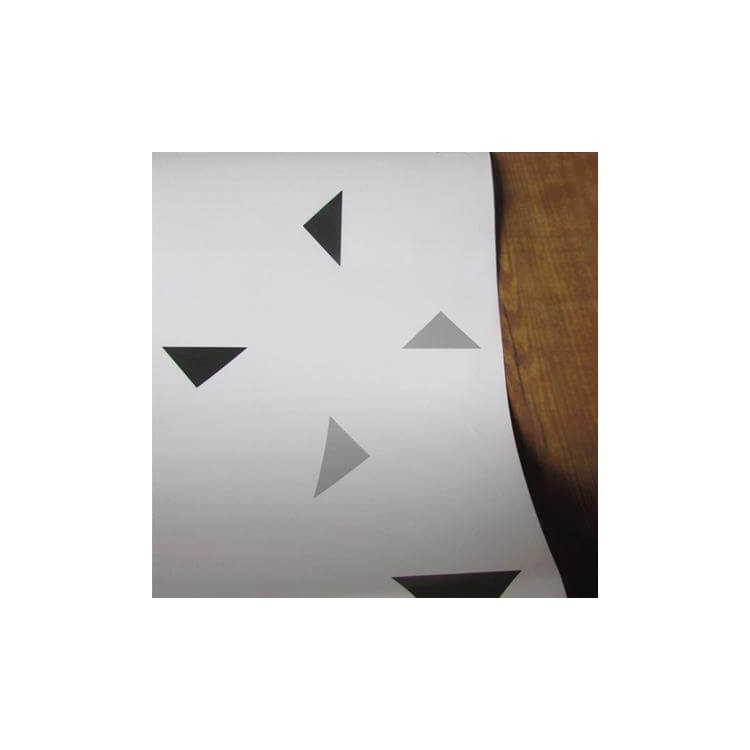 Papel de Parede Adesivo Triângulos Cinza 68314