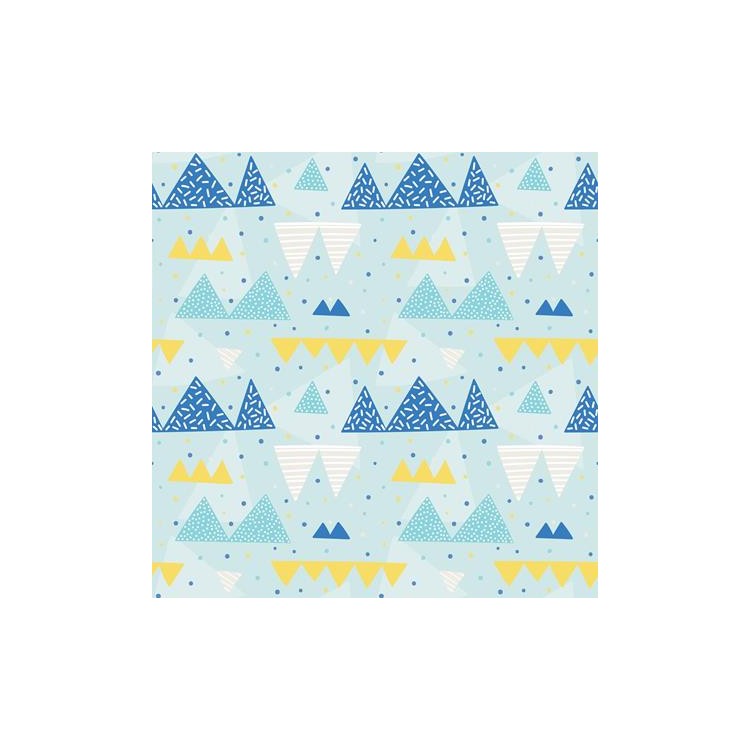 Papel de Parede Adesivo Triângulos Infantil...