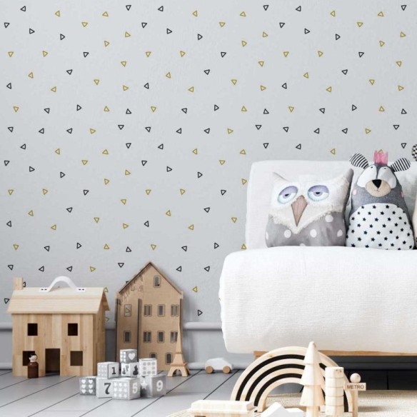Papel de Parede Adesivo Triângulos Minimalistas N05041