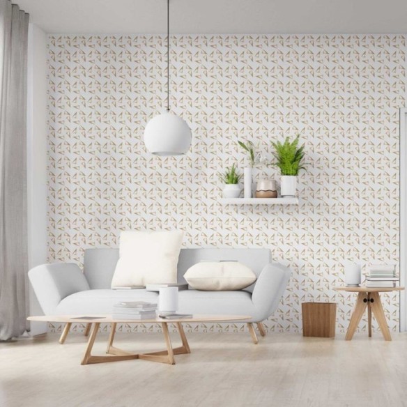 Papel de Parede Adesivo Triângulos N06026