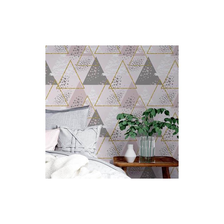 Papel de Parede Adesivo Triângulos N943