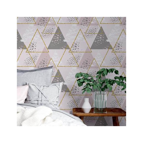 Papel de Parede Adesivo Triângulos N943