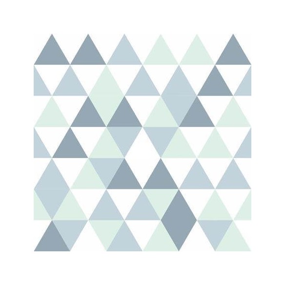 Papel de Parede Adesivo Triângulos Verde 25669