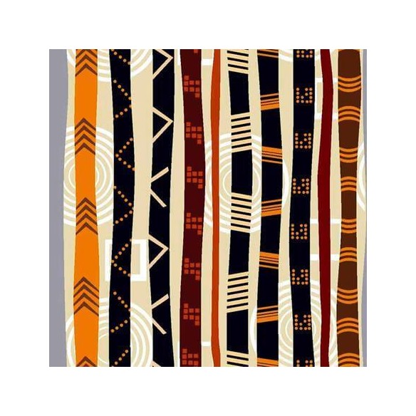 Papel de Parede Adesivo Tribal 13134