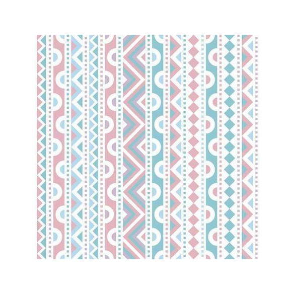 Papel de Parede Adesivo Tribal Tons Pastéis 212484652