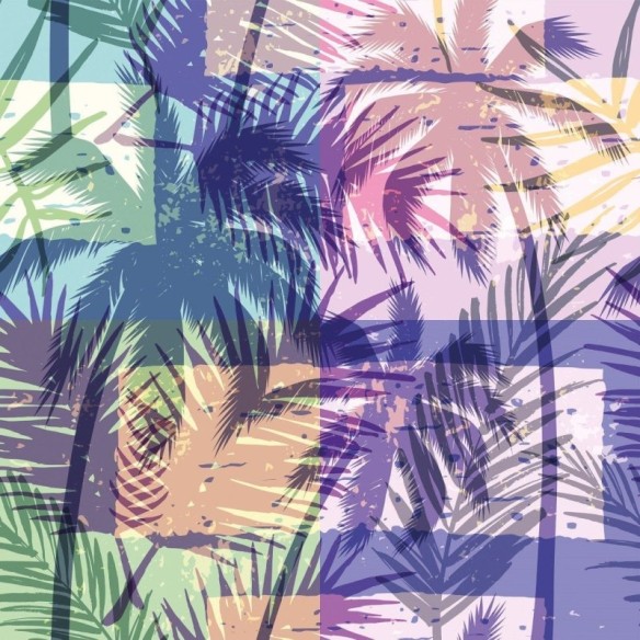 Papel de Parede Adesivo Tropical Colorido N019067