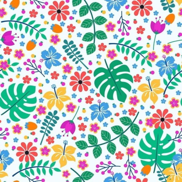Papel de Parede Adesivo Tropical intenso N08159