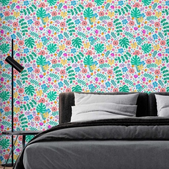 Papel de Parede Adesivo Tropical intenso N08159
