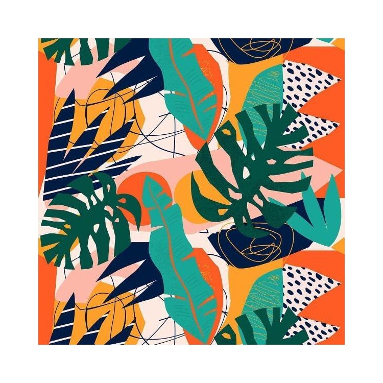 Papel de Parede Adesivo Tropical N849