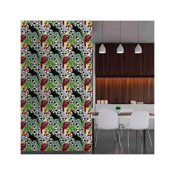 Papel de Parede Adesivo Tucano Passáros 89291872
