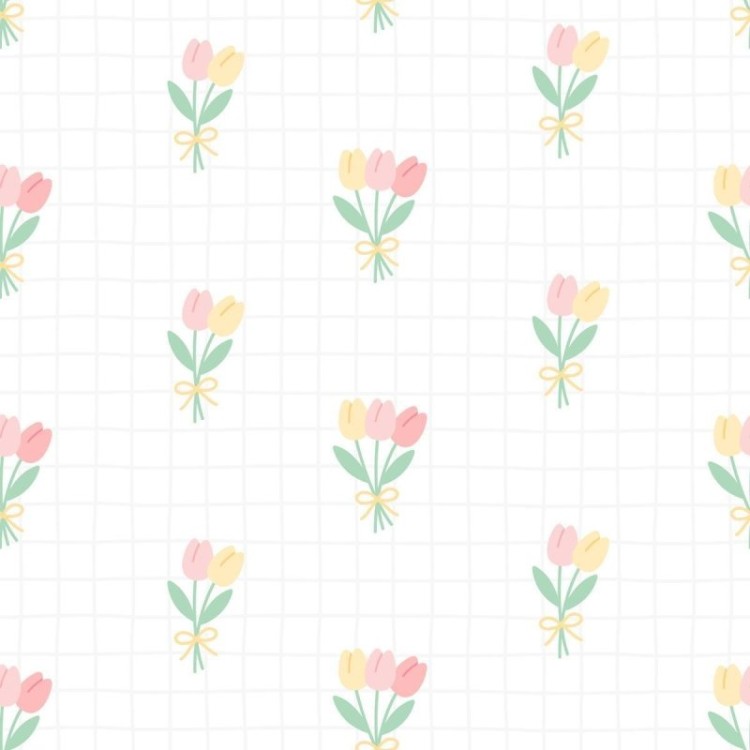Papel de Parede Adesivo Tulipas N09089
