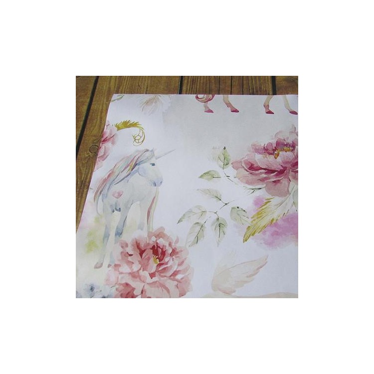 Papel de Parede Adesivo Unicórnio 165688540