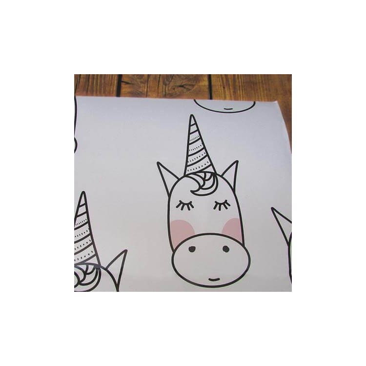 Papel de Parede Adesivo Unicórnio Infantil...
