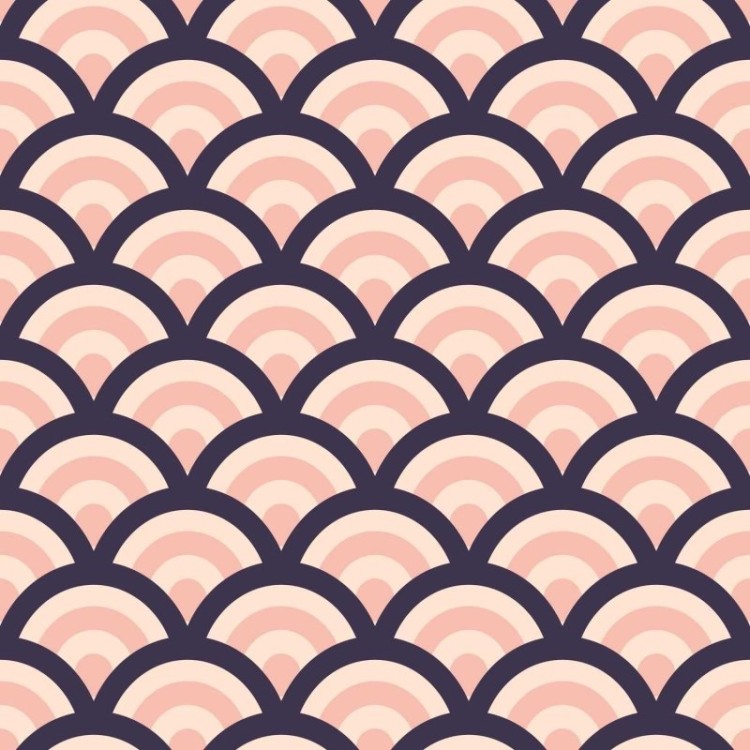 Papel de Parede Adesivo Abstrato Sereia N03024
