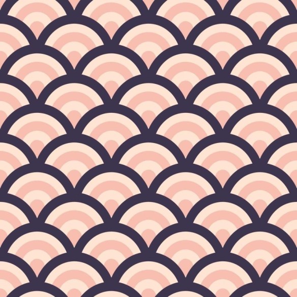 Papel de Parede Adesivo Abstrato Sereia N03024