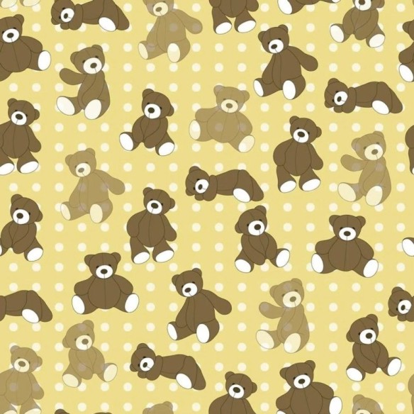 Papel de Parede Adesivo ursos animais infantil 338054528