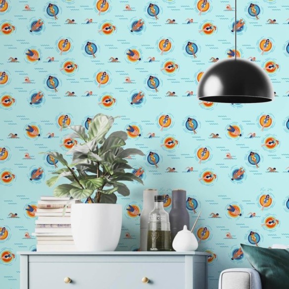 Papel de Parede Adesivo Verão N2206752