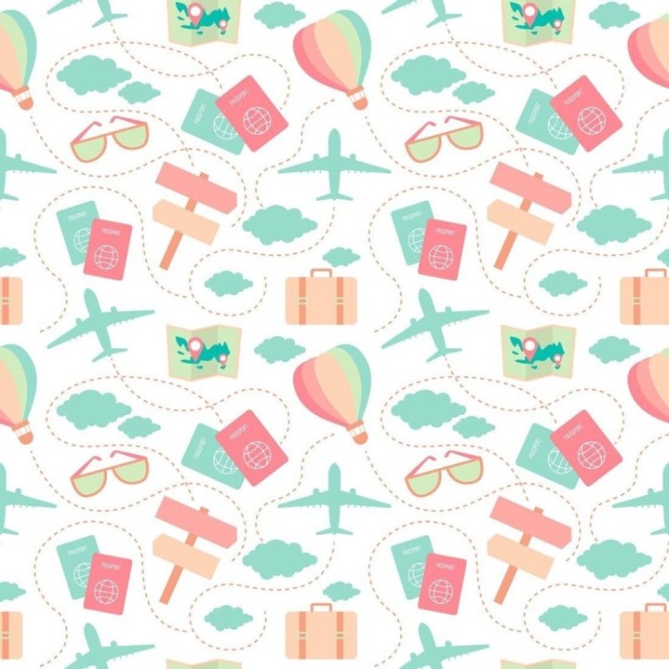 Papel de Parede Adesivo Viagem N013263