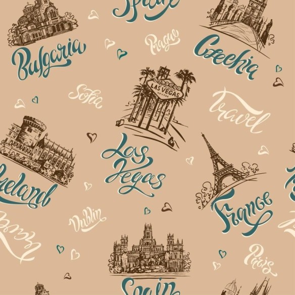 Papel de Parede Adesivo Viagem N03007