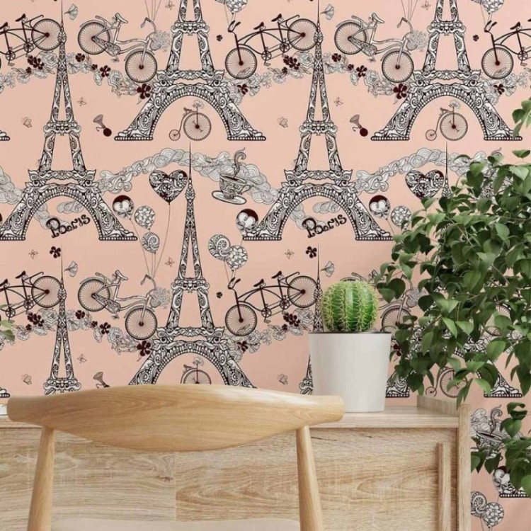 Papel de Parede Adesivo Viagem Paris N014109