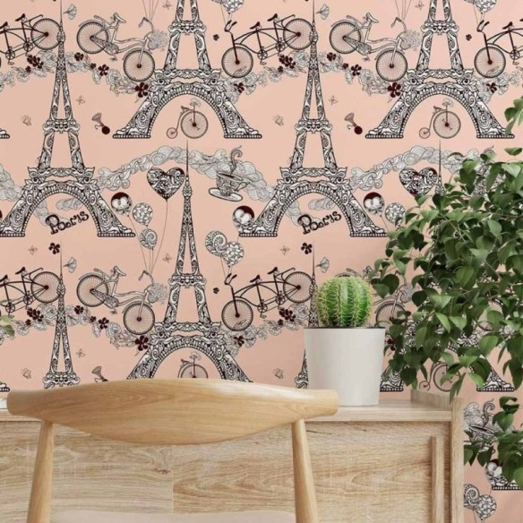 Papel de Parede Adesivo Viagem Paris N014109