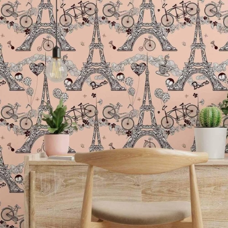 Papel de Parede Adesivo Viagem Paris N014109