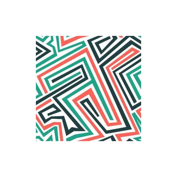 Papel de Parede Adesivo Abstrato Teen 30011