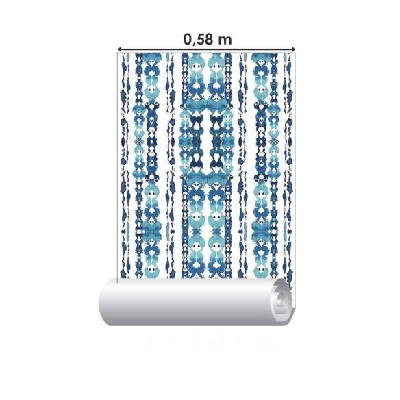 Papel de Parede Adesivo Abstrato Tie Dye N018108