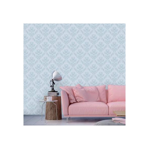 Papel de Parede Adesivo Vintage Azul 20