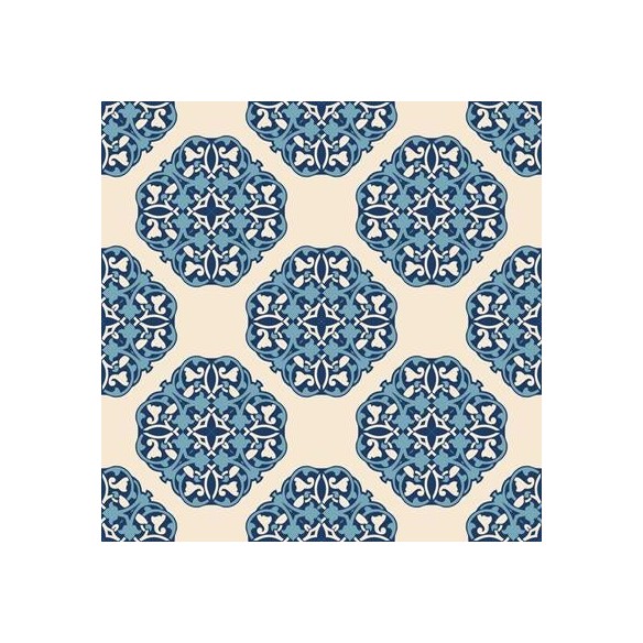 Papel de Parede Adesivo Vintage azul 211852918