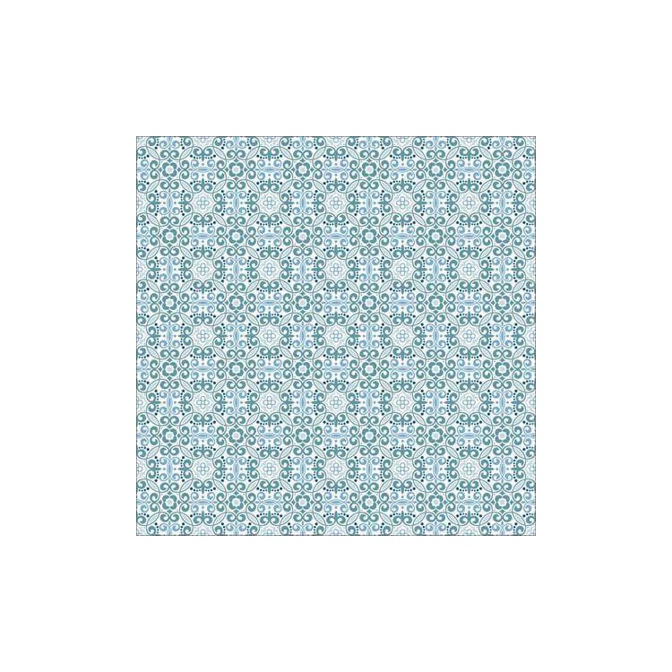 Papel de Parede Adesivo Vintage Azul 5