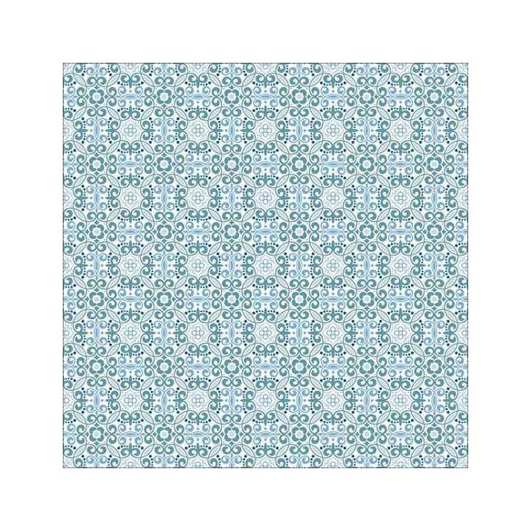 Papel de Parede Adesivo Vintage Azul 5