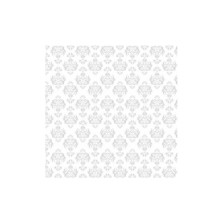 Papel de Parede Adesivo Vintage Branco e Cinza...