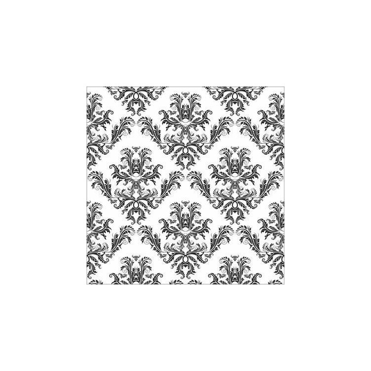 Papel de Parede Adesivo Vintage Branco e Preto 19