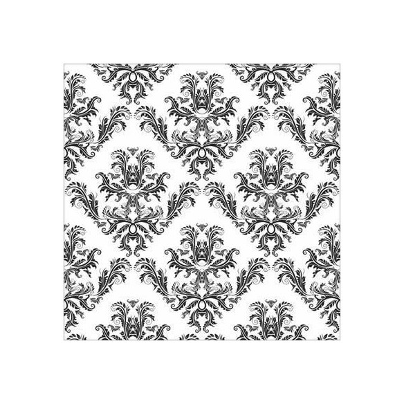 Papel de Parede Adesivo Vintage Branco e Preto 19
