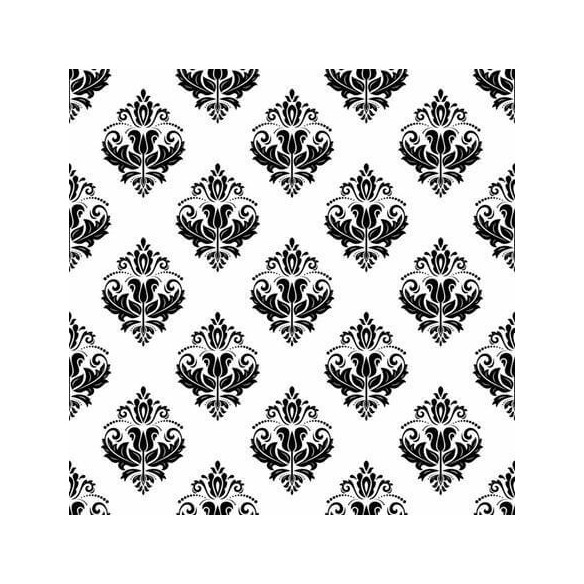 Papel de Parede Adesivo Vintage branco e preto 211403896