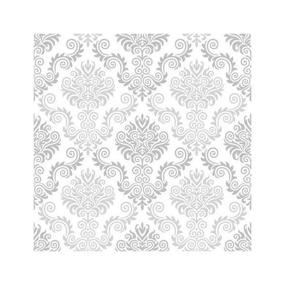 Papel de Parede Adesivo Vintage Cinza 01020